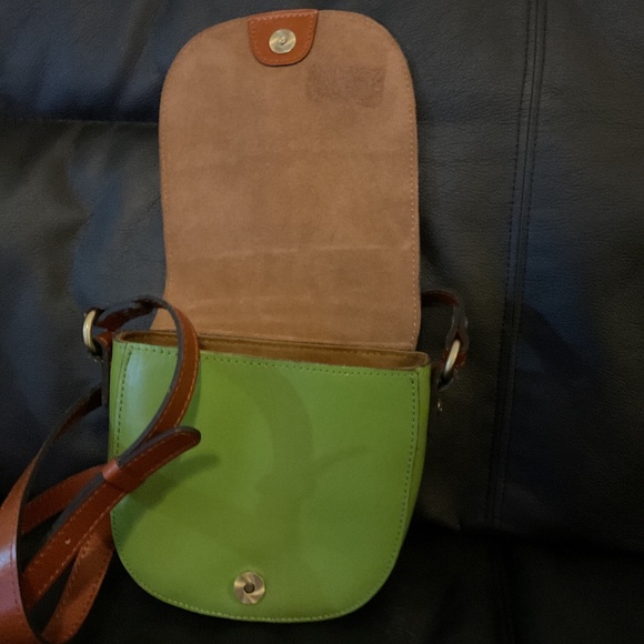 Patricia Nash Barton Leather Saddle Bag Crossbody - Picture 3 of 6